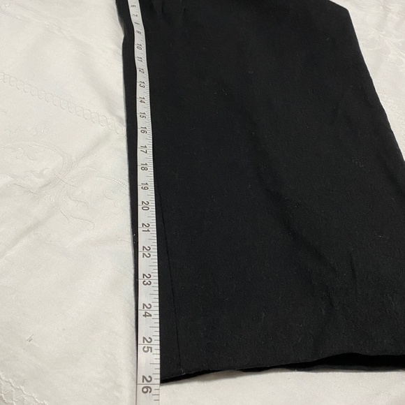 Talbots Women's Black Wool Wide Leg Dress Pants Size 16 Lined Office - Picture 9 of 10